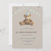 Einladung zum ersten Geburtstag (Vorderseite)