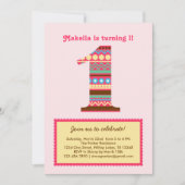 Einladung zum ersten Geburtstag (Vorderseite)