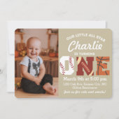 Einladung zum ersten Geburtstag (Vorderseite)