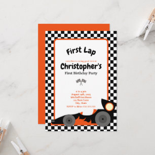 Einladung zum ersten Geburtstag