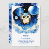 Einladung zum ersten Geburtstag (Vorne/Hinten)