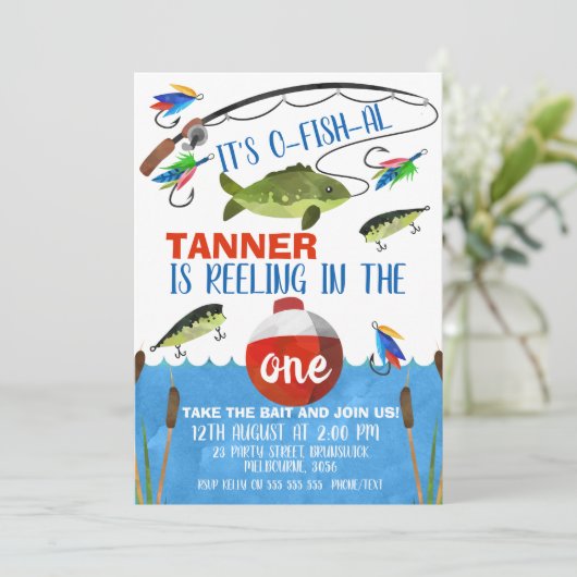 Einladung zum ersten Geburtstag (Stehend Vorderseite)