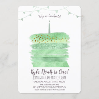 Einladung zum ersten Geburtstag