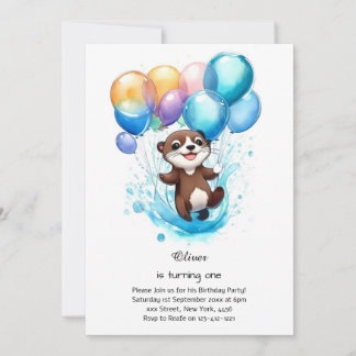 Einladung zum ersten Geburtstag