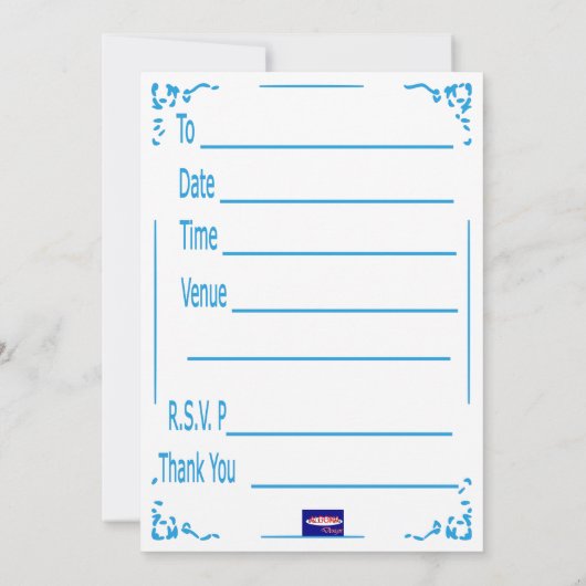 Einladung zum ersten Geburtstag (Rückseite)