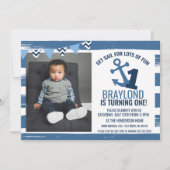 Einladung zum ersten Geburtstag (Vorderseite)