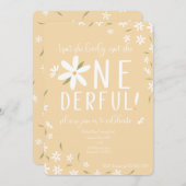 Einladung zum ersten Geburtstag (Vorne/Hinten)