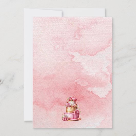 Einladung zum ersten Geburtstag (Rückseite)