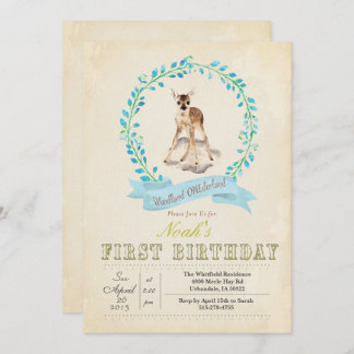 Einladung zum ersten Geburtstag