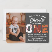 Einladung zum ersten Geburtstag (Vorderseite)