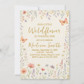 Einladung zum ersten Geburtstag (Vorderseite)