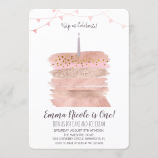 Einladung zum ersten Geburtstag