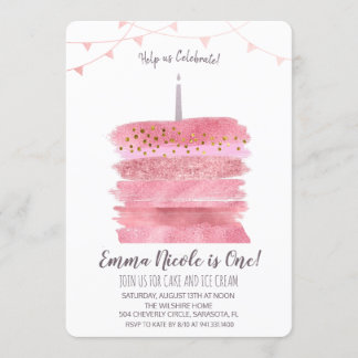 Einladung zum ersten Geburtstag