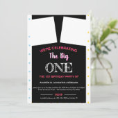 Einladung zum ersten Geburtstag (Stehend Vorderseite)