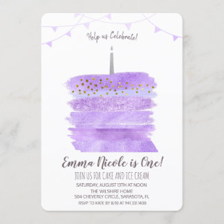 Einladung zum ersten Geburtstag