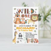 Einladung zum ersten Geburtstag der Studie (Stehend Vorderseite)