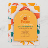 Einladung zum ersten Geburtstag des Herbstes (Vorne/Hinten)