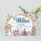 Einladung zum ersten Geburtstag des ONEderland Won (Stehend Vorderseite)