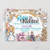 Einladung zum ersten Geburtstag des ONEderland Won (Vorne/Hinten)