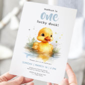 Einladung zum ersten Geburtstag einer glücklichen