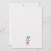 Einladung zum ersten Geburtstag Foto (Rückseite)