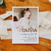 Einladung zum ersten Geburtstag Foto