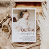 Einladung zum ersten Geburtstag Foto