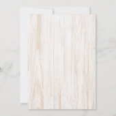 Einladung zum ersten Geburtstag Herz Ballon Truck (Rückseite)