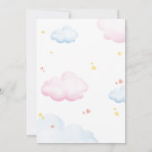 Einladung zum ersten Geburtstag - Niedliches Panda (Rückseite)