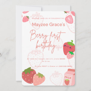 Einladung zum ersten Geburtstag von Berry
