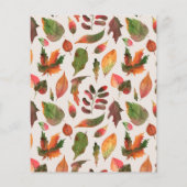 Einladung zum ersten Geburtstag von Budget Kürbis (Rückseite)