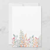 Einladung zum ersten Geburtstag von Classic Pumpki (Rückseite)