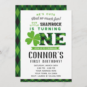 Einladung zum ersten Geburtstag von St. Patrick