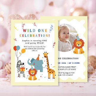 Einladung zum ersten Geburtstag - Wild One
