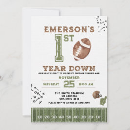 Einladung zum ersten Jahr Fußball Geburtstag, 2.