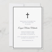 Einladung zum ersten Kommunizieren eines einfachen (Vorderseite)