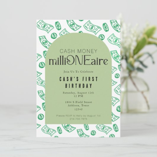 Einladung zum ersten Millionär (Stehend Vorderseite)