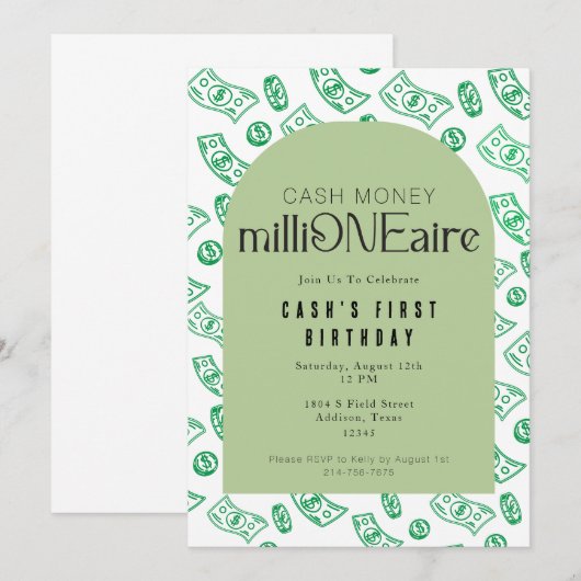 Einladung zum ersten Millionär (Vorne/Hinten)