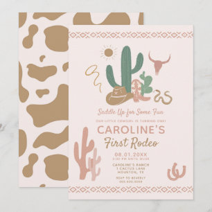 Einladung zum ersten Rodeo-Geburtstag