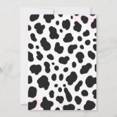 Einladung zum ersten Rodeo-Geburtstag für Mädchen (Rückseite)