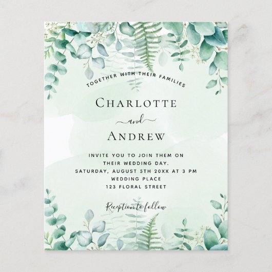 Einladung zum Eskalyptuswald (Vorderseite)