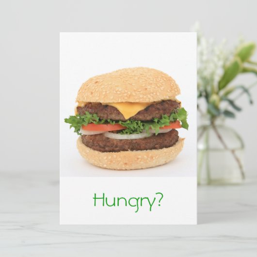 Einladung zum Essen (Stehend Vorderseite)