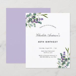 Einladung zum Eukalyptus lavento zum Geburtstag de