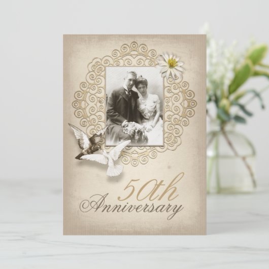 Einladung zum extravaganten Hochzeitstag (Stehend Vorderseite)