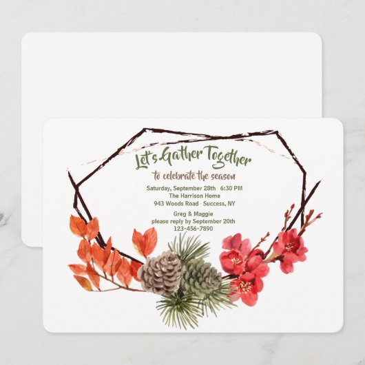 Einladung zum Fall (Vorne/Hinten)