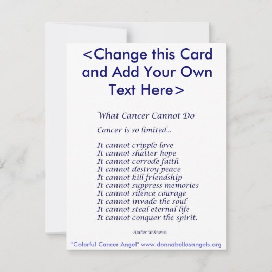 Einladung zum farbenfrohen Krebs (Rückseite)