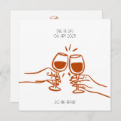 Einladung zum Feiern - Geburtstag (Vorne/Hinten)