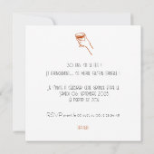 Einladung zum Feiern - Geburtstag (Rückseite)