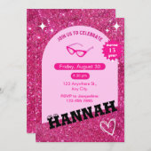 Einladung zum Feiern und Geburtstag (Vorne/Hinten)