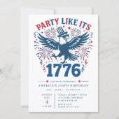Einladung zum Feiern wie 1776 (Vorderseite)